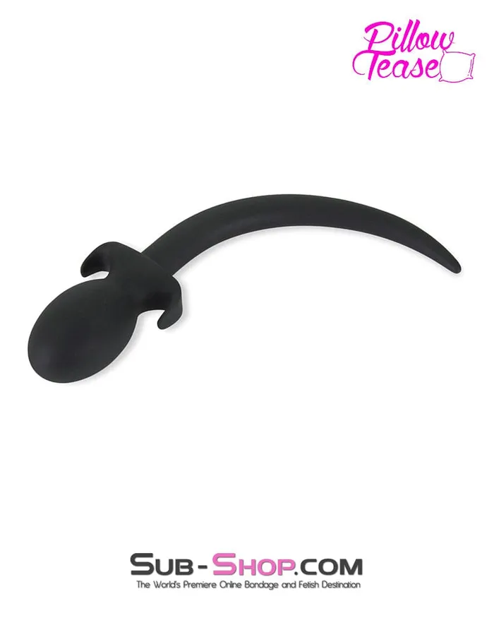Anal Moonwell 0627M Puppy Dog Pet Play Silicone Anal Plug Dog Tail Medium Plug