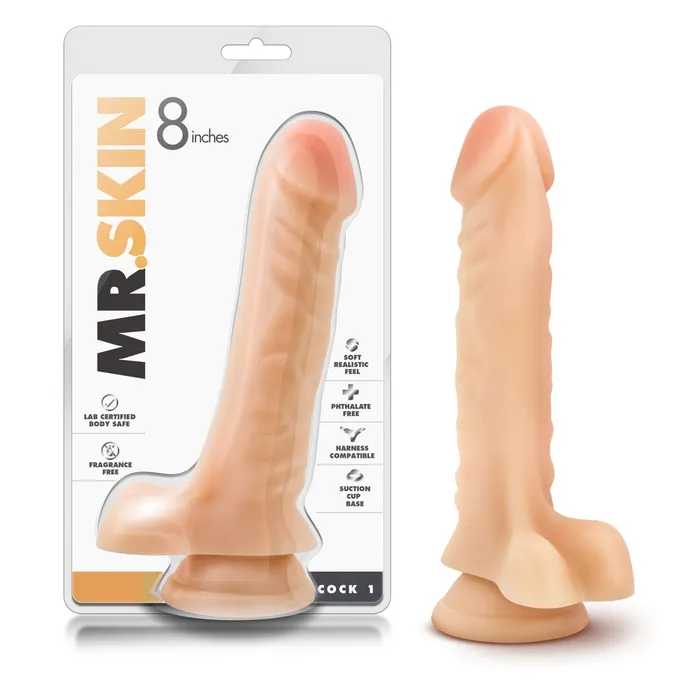 Blush Novelties Dildos Dr Skin Fun 8Inch Suction Cup Dildo Adventure