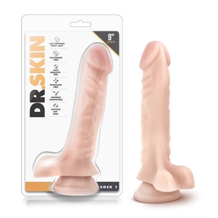 Blush Novelties Dildos Dr Skin Fun 8Inch Suction Cup Dildo Adventure