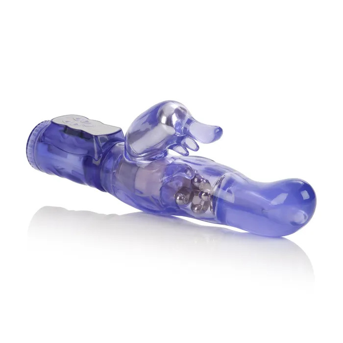 Calexotics Female Sex Toys Triple Thrill Rabbit Vibrator 3Speeds Rotating Beads for Fun