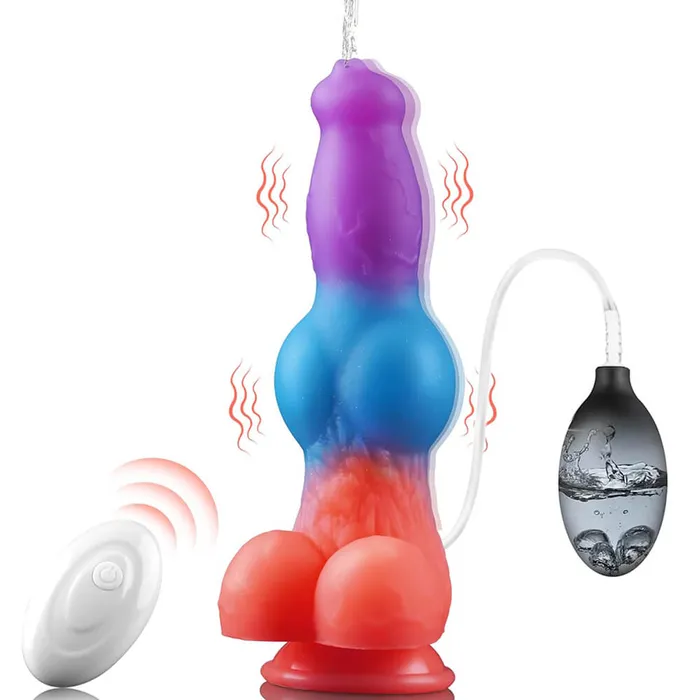 Couples mysite Remote Controlled Vibrating Squirting Dildo