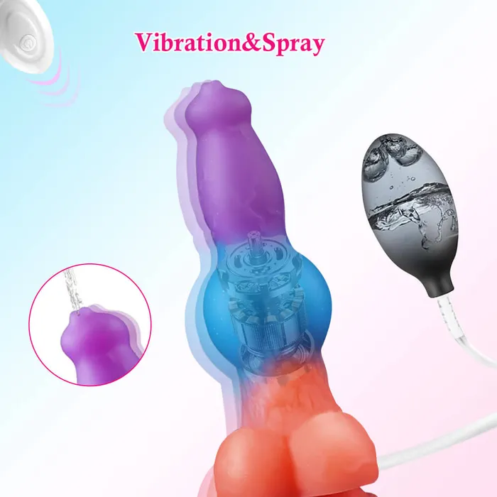 Couples mysite Remote Controlled Vibrating Squirting Dildo