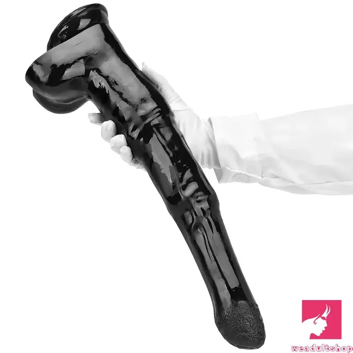 Dildos 185in Extra Big Long Black Dildo Real BDSM Animal Horse Penis Love Weadultshop