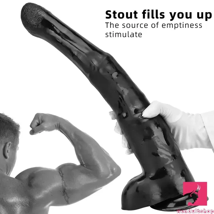 Dildos 185in Extra Big Long Black Dildo Real BDSM Animal Horse Penis Love Weadultshop
