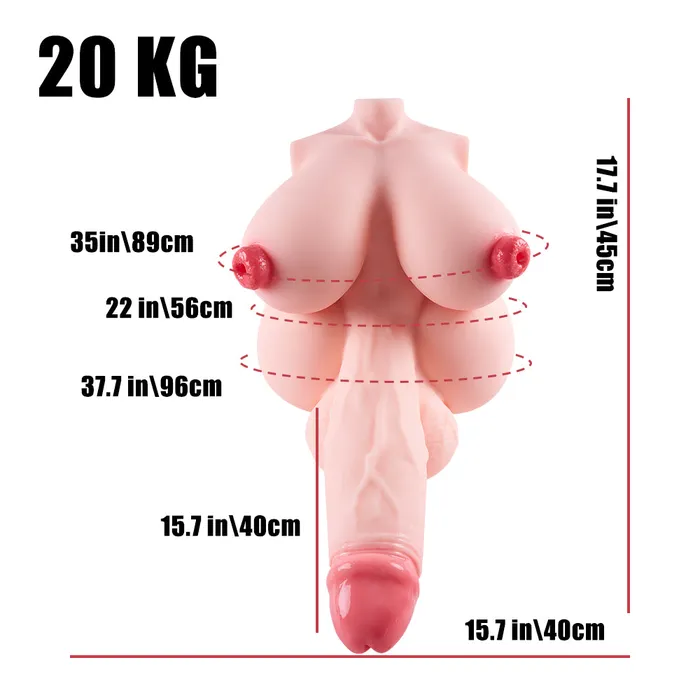 Dildos MRL P7644LB BBW Hentai Shemale Femboy Male Huge Cock trans Torso IN stockUSA MRL