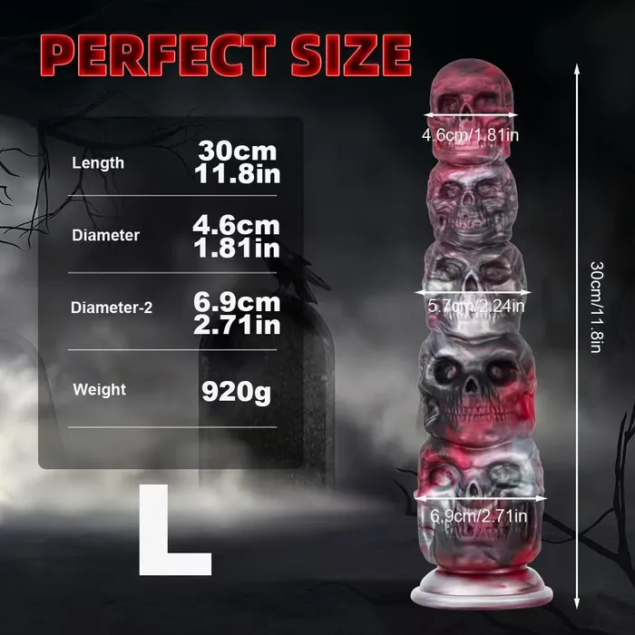  Dildos Silicone Horror Skull Monster Dildo