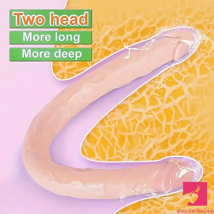Dildos Weadultshop 1318in Realistic Double Headed Long Dildo For Female Male Love Sex