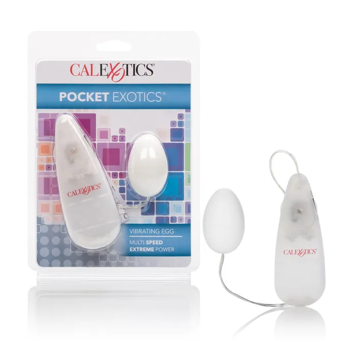 Female Sex Toys CalExotics Pocket Exotics Vibrating Ivory Egg Female Sex Toys CalExotics Pocket Exotics Vibrating Ivory Egg