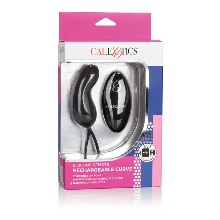 Female Sex Toys Calexotics RemoteControlled Waterproof Silicone Vibrator with 12 Fun Settings