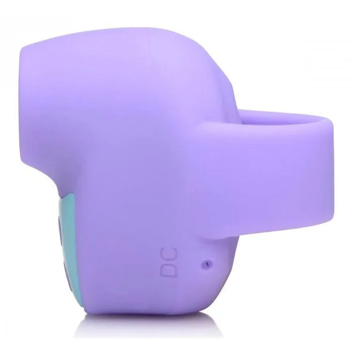 Female Sex Toys XR Brands Shegasm Mini 12x Mini Silicone Clit Stimulator Purple