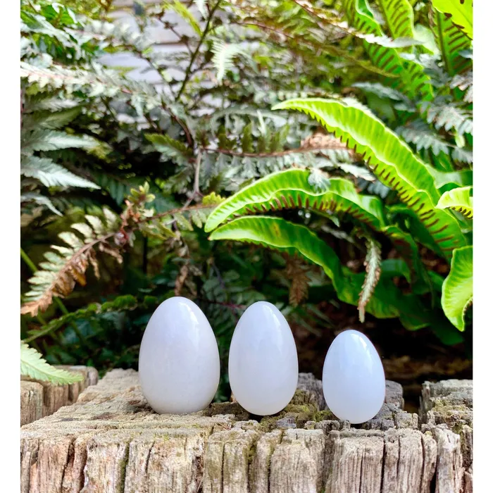 Female Sex Toys Yoni Gem Stones White Jade Kegel Eggs