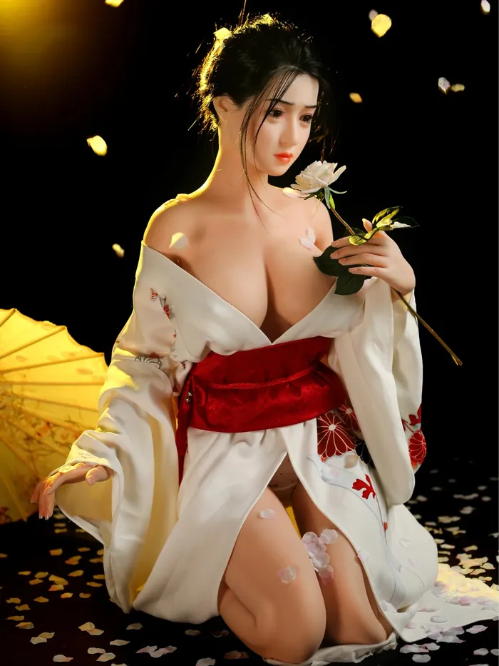 FJdoll Male Sex Toys F3638158cm5ft135kg E cup Silicone Kimono Japanese Beauty Mature Asian Girls Sex Doll FJ Doll