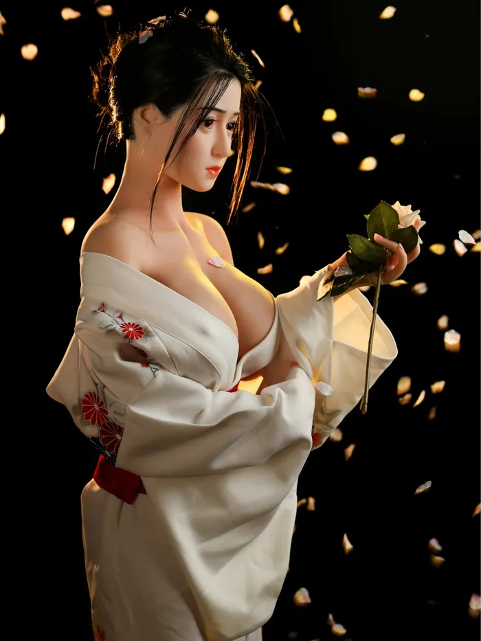 FJdoll Male Sex Toys F3638158cm5ft135kg E cup Silicone Kimono Japanese Beauty Mature Asian Girls Sex Doll FJ Doll