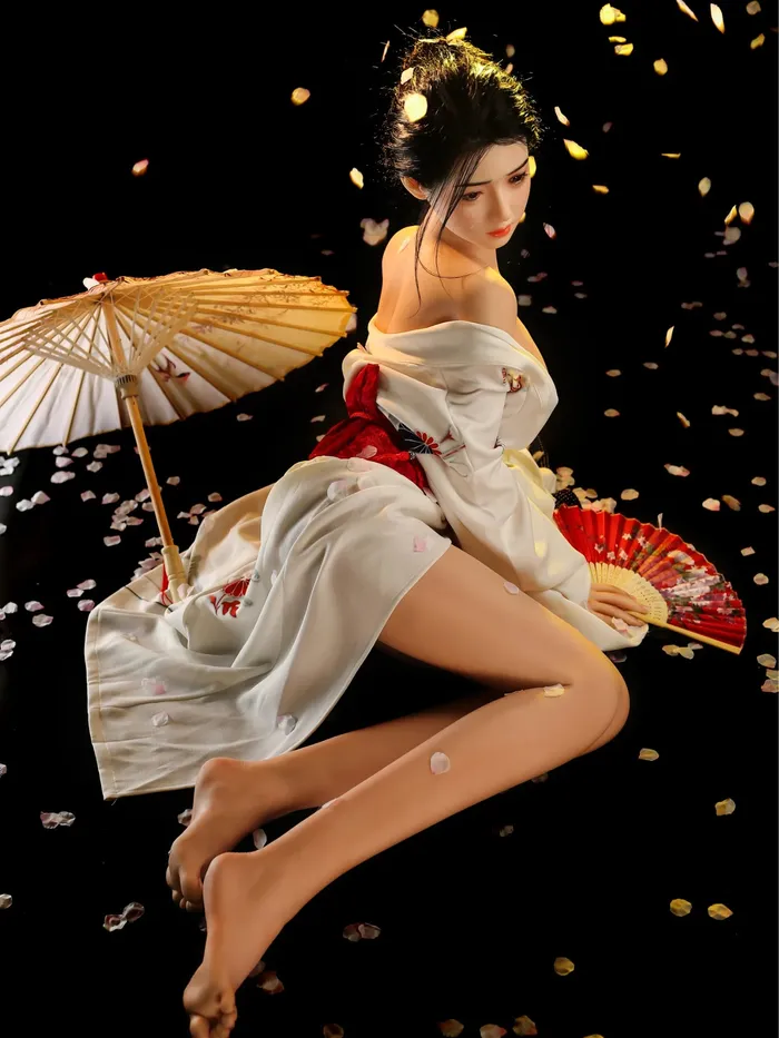 FJdoll Male Sex Toys F3638158cm5ft135kg E cup Silicone Kimono Japanese Beauty Mature Asian Girls Sex Doll FJ Doll