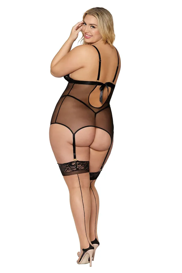 Garter Slip and GString Queen Size Black Sale Specials Anal Garter Slip and GString Queen Size Black Sale Specials Anal