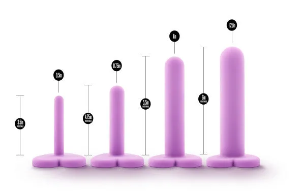 HeartShaped Silicone Dilator Set for Safe and Gentle Comfort Blush Novelties Anal HeartShaped Silicone Dilator Set for Safe and Gentle Comfort Blush Novelties Anal