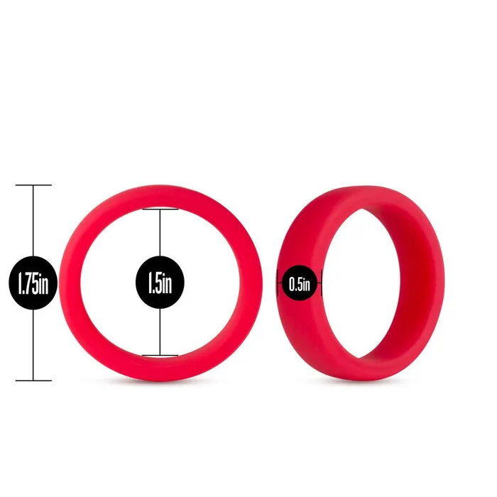 Male Sex Toys Blush Performance Silicone Go Pro Cock Ring Red Male Sex Toys Blush Performance Silicone Go Pro Cock Ring Red