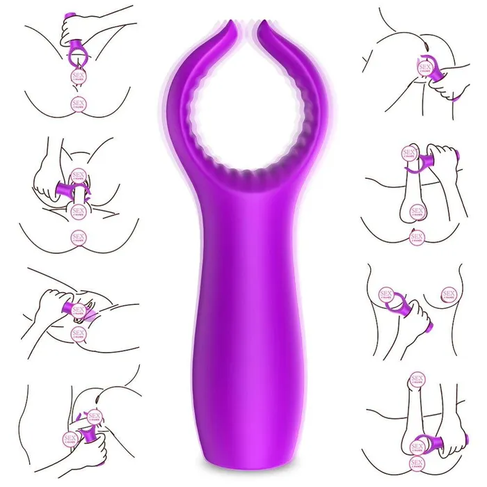 Mini Lock Ring Compact Detachable AV Vibrator Weadultshop Female Sex Toys