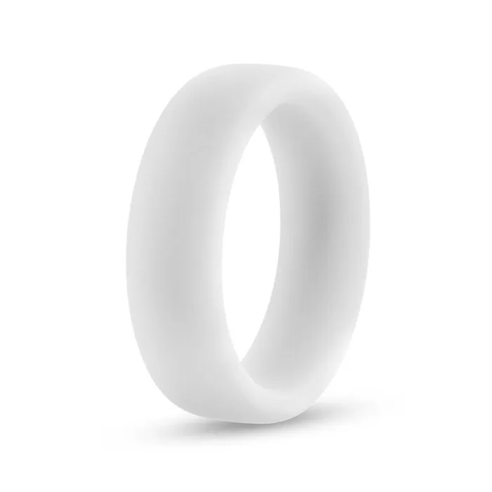 Performance Silicone Glo Cock Ring White Glow Blush Male Sex Toys Performance Silicone Glo Cock Ring White Glow Blush Male Sex Toys