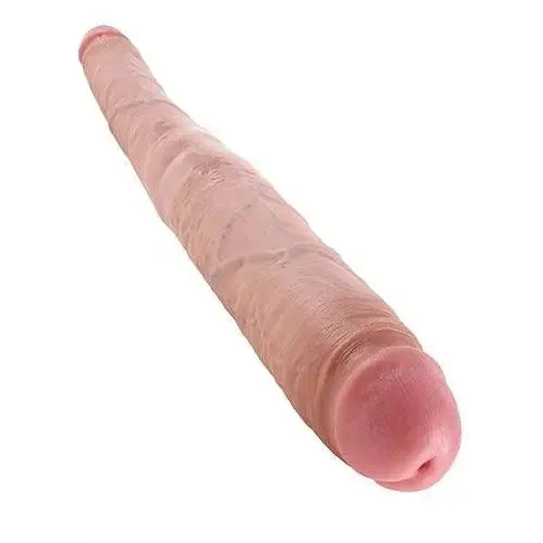 Pipedream King Cock 16 Inch Tapered Double Dildo Flesh Dildos