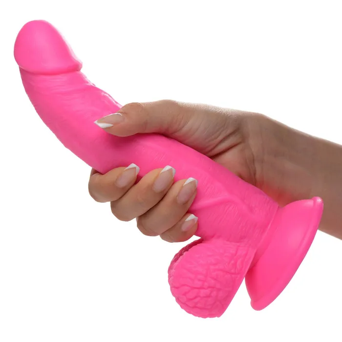 Pop Pecker 75 Inch Dildo With Balls Pink XR Brands Dildos