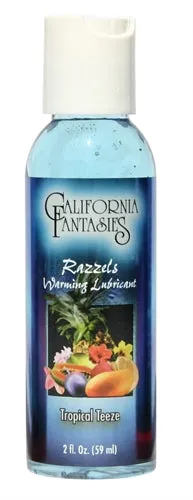 Razzels Warming Lubricant Tropical Teeze 2 Oz Bottle California Fantasies Lubricants Razzels Warming Lubricant Tropical Teeze 2 Oz Bottle California Fantasies Lubricants