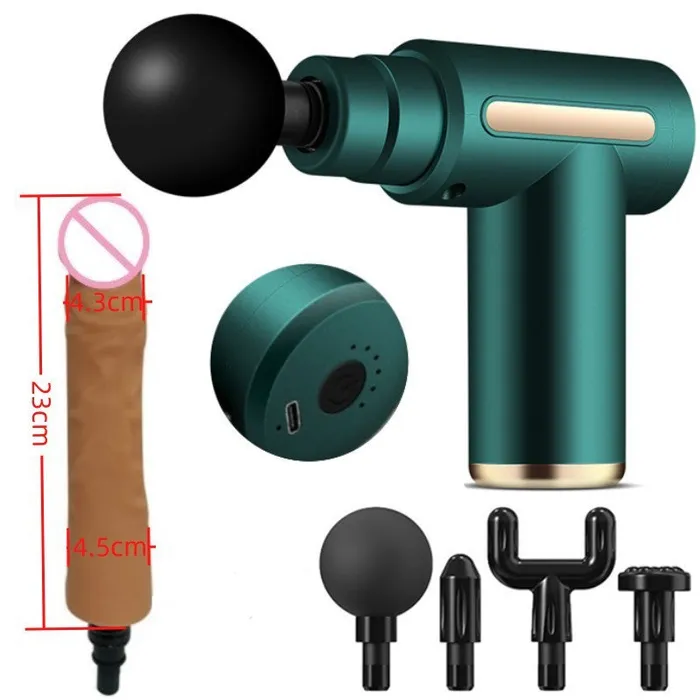 Enhancers Massage Gun Modified HandHeld Cannon Head Massage Female Masturbation Penis Back Court Vibrator Enhancers Massage Gun Modified HandHeld Cannon Head Massage Female Masturbation Penis Back Court Vibrator