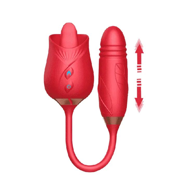 Female Sex Toys Lurevibe The Rose Toy With Bullet Vibrator Pro lurevibe