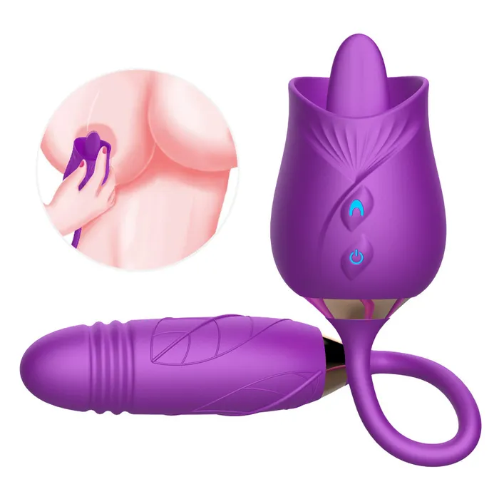 Female Sex Toys Lurevibe The Rose Toy With Bullet Vibrator Pro lurevibe