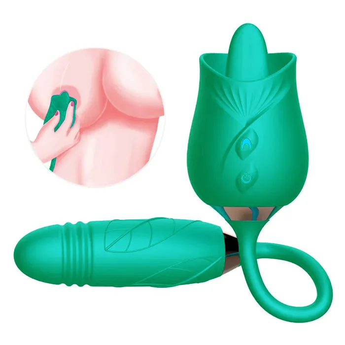 Female Sex Toys Lurevibe The Rose Toy With Bullet Vibrator Pro lurevibe