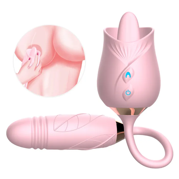 Female Sex Toys Lurevibe The Rose Toy With Bullet Vibrator Pro lurevibe