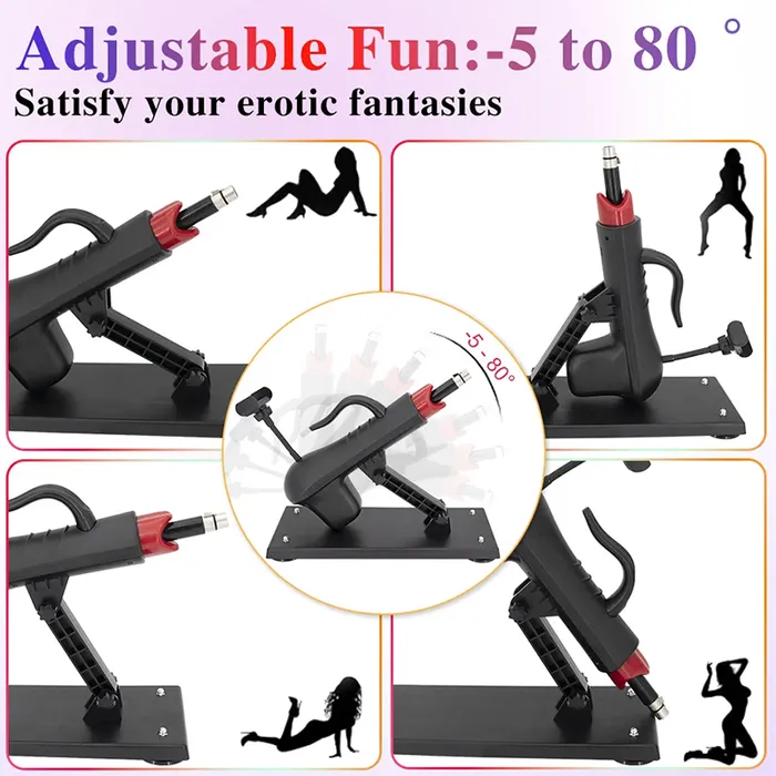 Female Sex Toys Telescopic Sex Machine Thrust Masturbation with Phone Holder Lurevibe