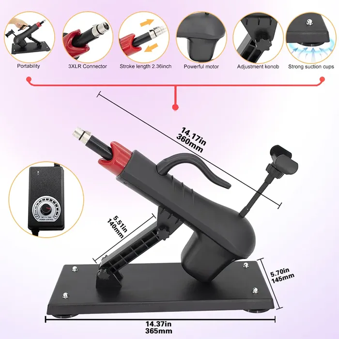 Female Sex Toys Telescopic Sex Machine Thrust Masturbation with Phone Holder Lurevibe