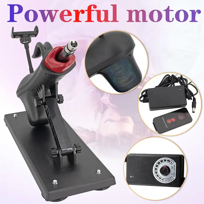 Female Sex Toys Telescopic Sex Machine Thrust Masturbation with Phone Holder Lurevibe