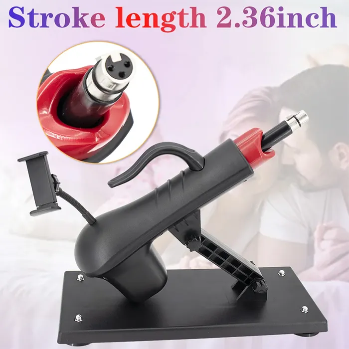 Female Sex Toys Telescopic Sex Machine Thrust Masturbation with Phone Holder Lurevibe