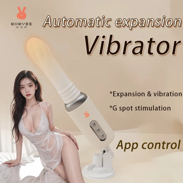 Female Sex Toys WOWYES WOWYES App Controlled Handsfree Dildo Machine Female Masturbation