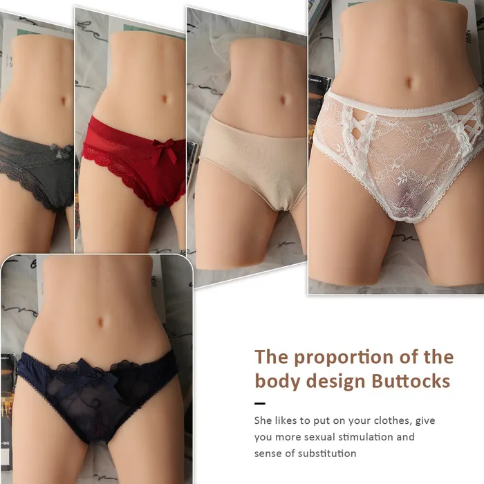 Lance China Gift Torso Sex Doll Buildin Metal Skeleton with Realistic Anal Vaginal 2 Holes Tight XISE Male Sex Toys