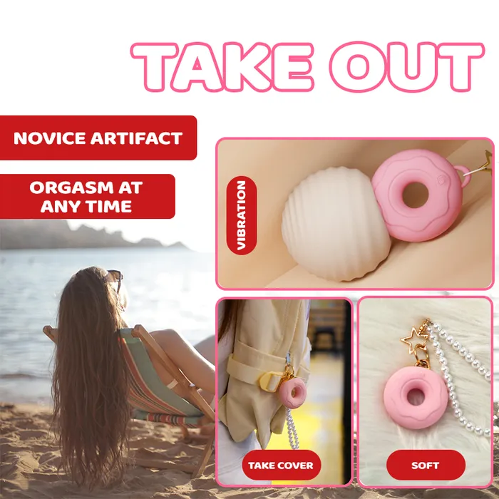 Lurevibe GALAKU Donut Pearl Chain APP Diving Egg Female Masturbator Male Sex Toys