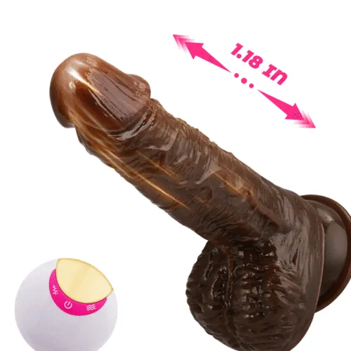 Lurevibe Lurevibe Simulation Penis Wireless Vibration Dildo Male Sex Toys