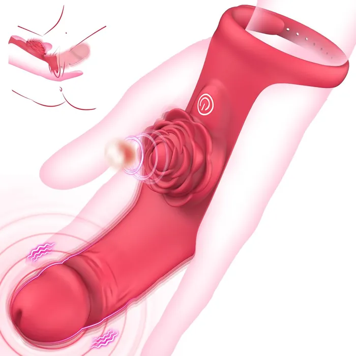 Lurevibe Valentines Special 627 Off Rose Finger Vibrator Butterfly Wearable Vibrator Female Sex Toys
