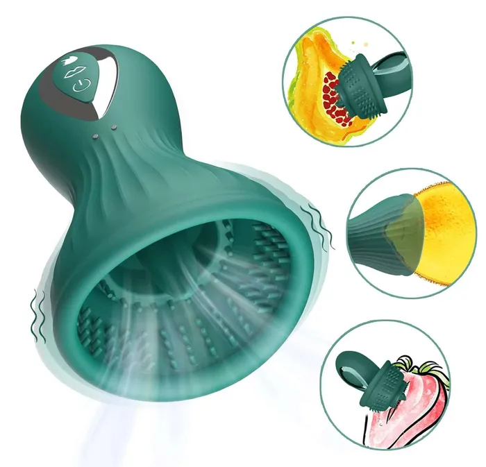 Lurevibe Vibrators Lurevibe Dragon Clitoral Vibrator Sucking and Licking Tongue Sex Toy for Women Nipples Vagina Stimulator