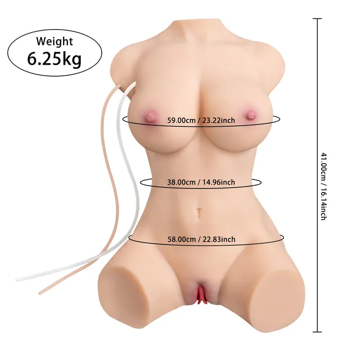 Male Sex Toys XISE Delia EU Stock Sex Doll Torso Electric Without Head for Male Masturbator