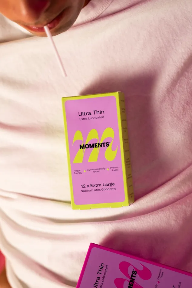 Moments Condoms Male Sex Toys Moments Ultra Thin Extra Large 4 Packs