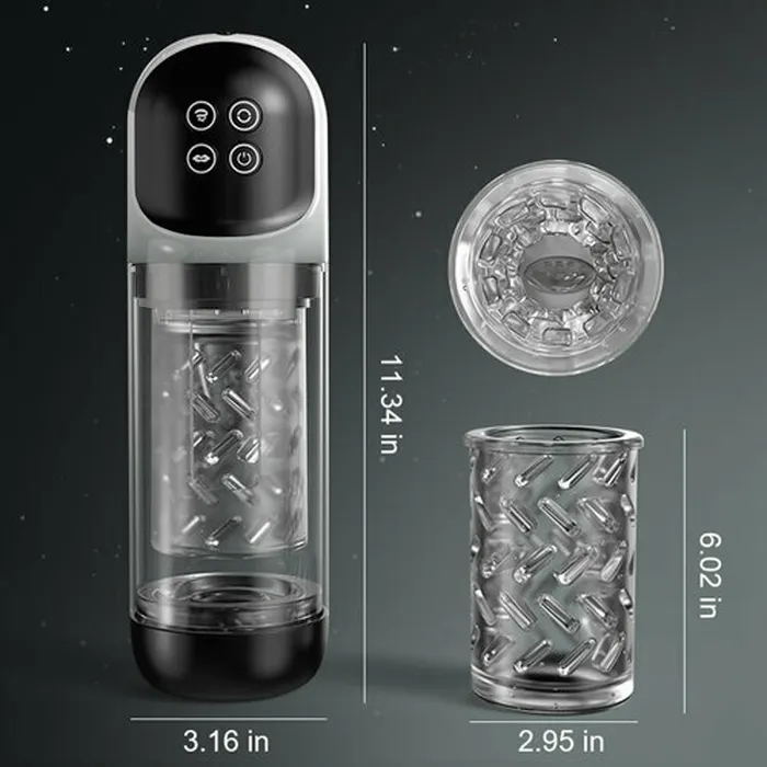 Night Elf 7 Rotation Suction Vacuum Pumps Masturbator Cup lurevibe Male Sex Toys