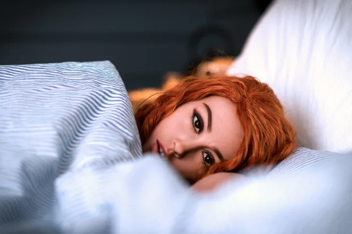 SY DOLL Male Sex Toys Eileen157cm5ft2 US Stock Thin Sex Doll Lightweight with 3 Holes Realistic Red Hair Sexy Baby Cheap