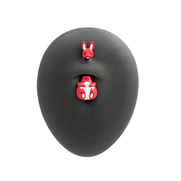 14g 38 Red Woodland Bunny Belly Button Ring Painful Pleasures Vibrators