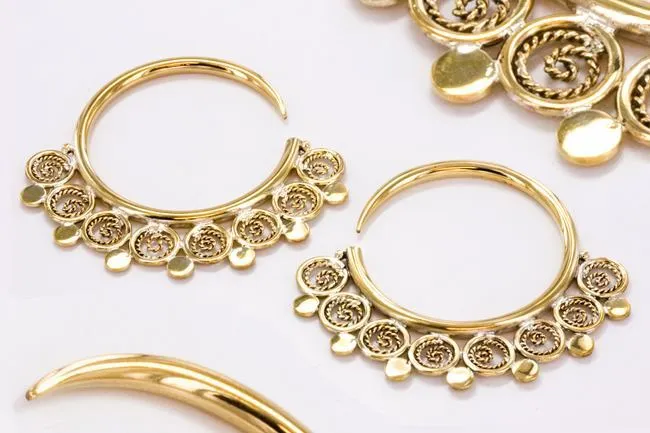 14g 4g Bronze Indonesian ISTAS Hoop Earrings Price Per 2 Elementals Organics Vibrators 14g 4g Bronze Indonesian ISTAS Hoop Earrings Price Per 2 Elementals Organics Vibrators