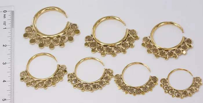 14g 4g Bronze Indonesian ISTAS Hoop Earrings Price Per 2 Elementals Organics Vibrators