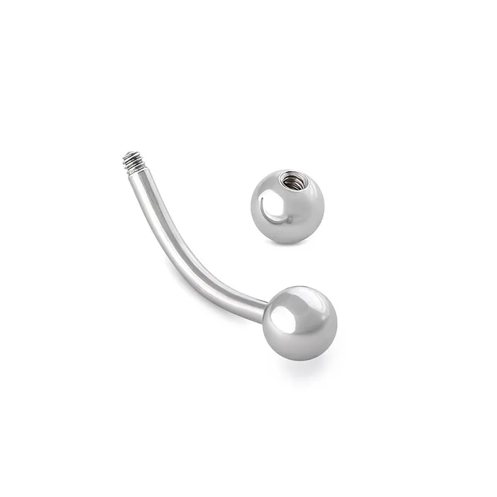 14g Steel Bent Barbell Price Per 1 Painful Pleasures Male Sex Toys