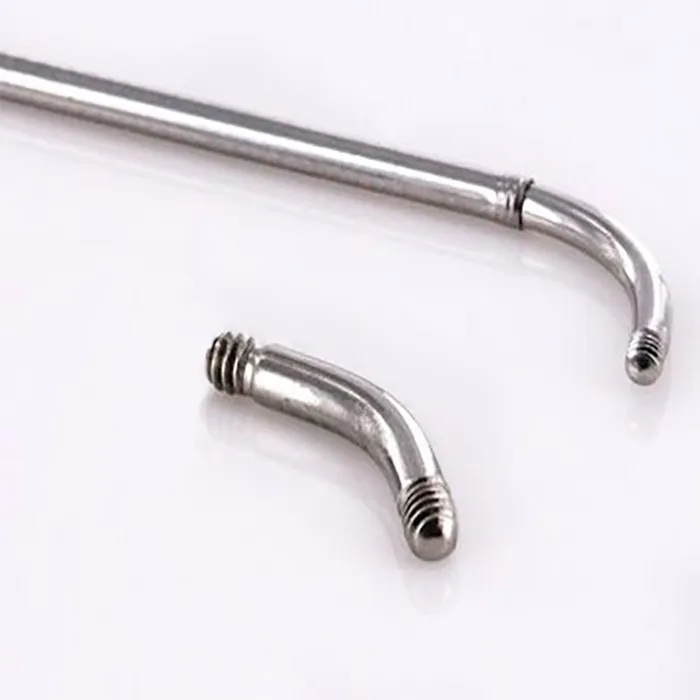 14g Threaded Sterilized 1 Piercing Needles Box of 100 Precision Needles Anal